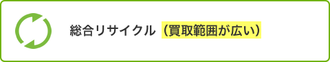 総合リサイクル（買取範囲が広い）